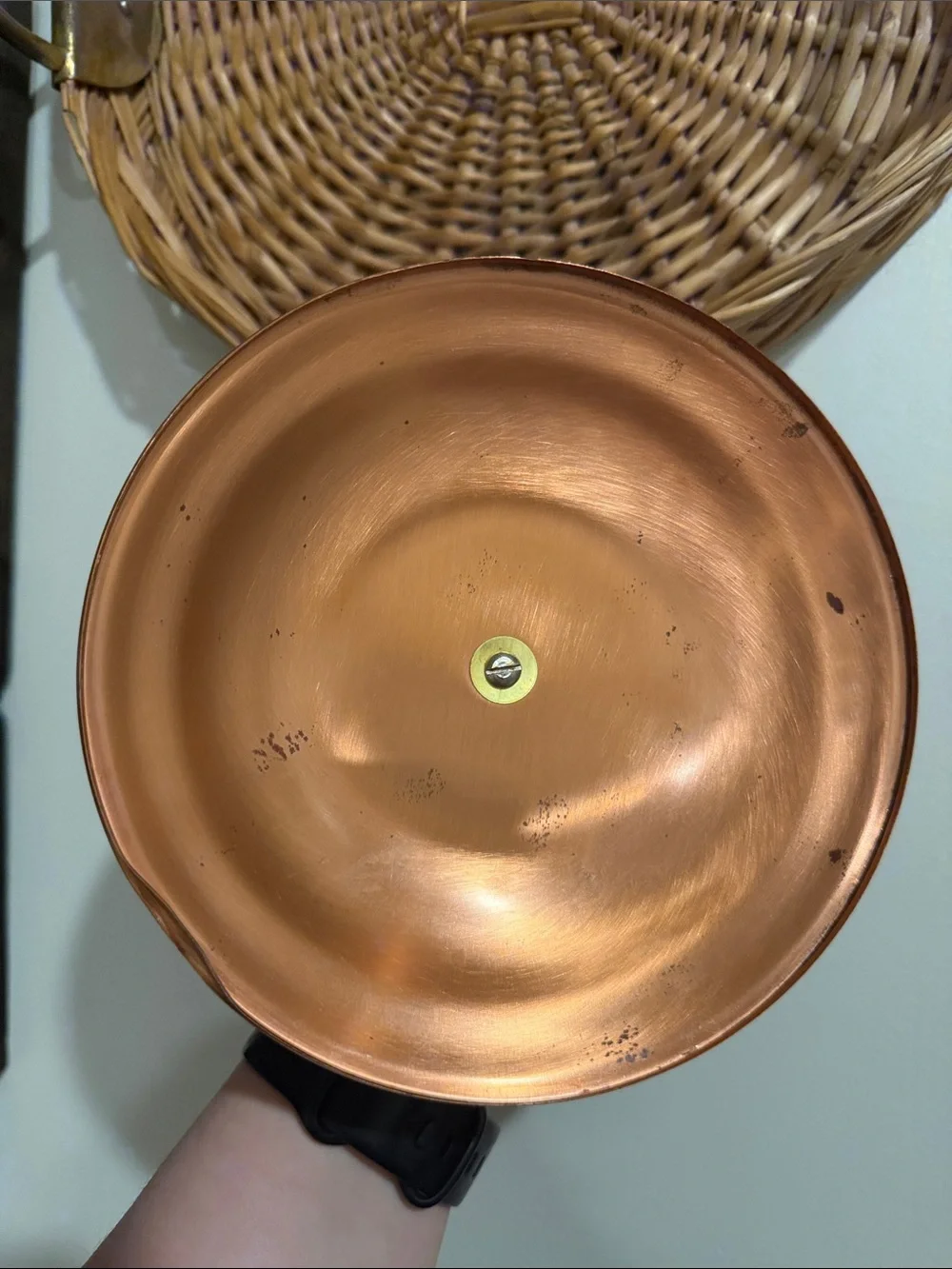 🦁 Vintage Copper Tone Lion Head Ice Bucket